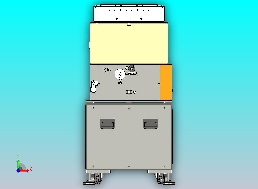 八轴全自动绕线机设备3D图模型