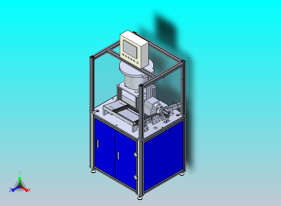 橡胶圈自动上料组装设备3D图