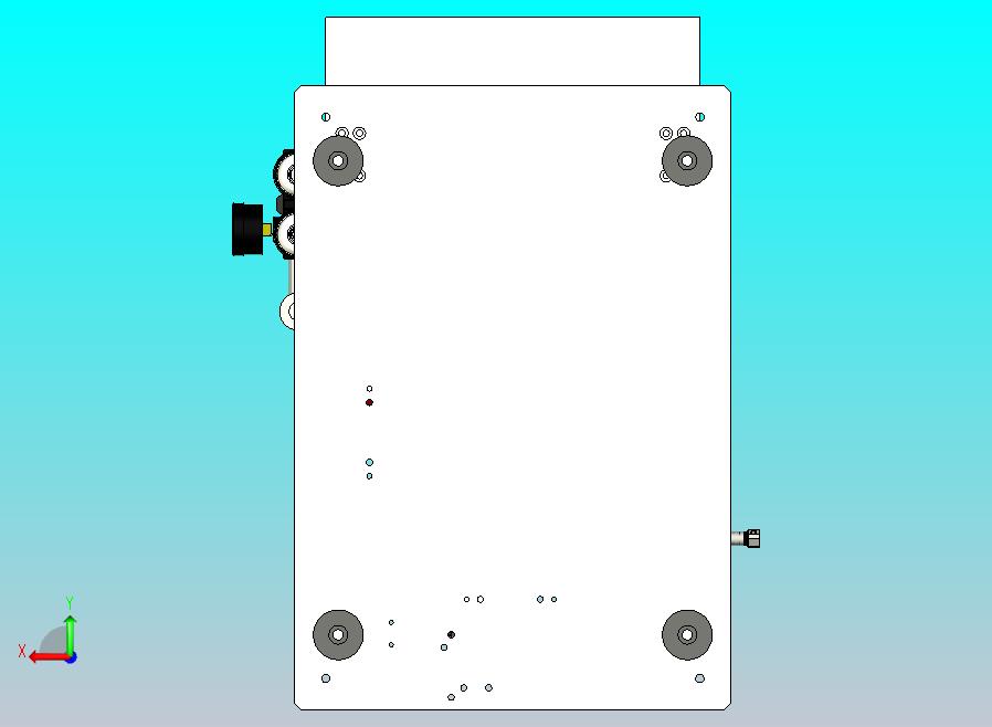 震动盘送料半自动压装设备3D图