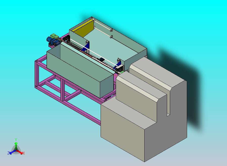 研磨自动上下料机3D图纸