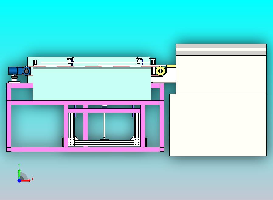 研磨自动上下料机3D图纸