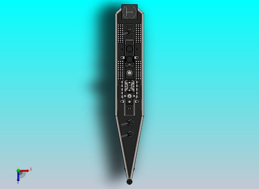 无畏舰战舰简易模型