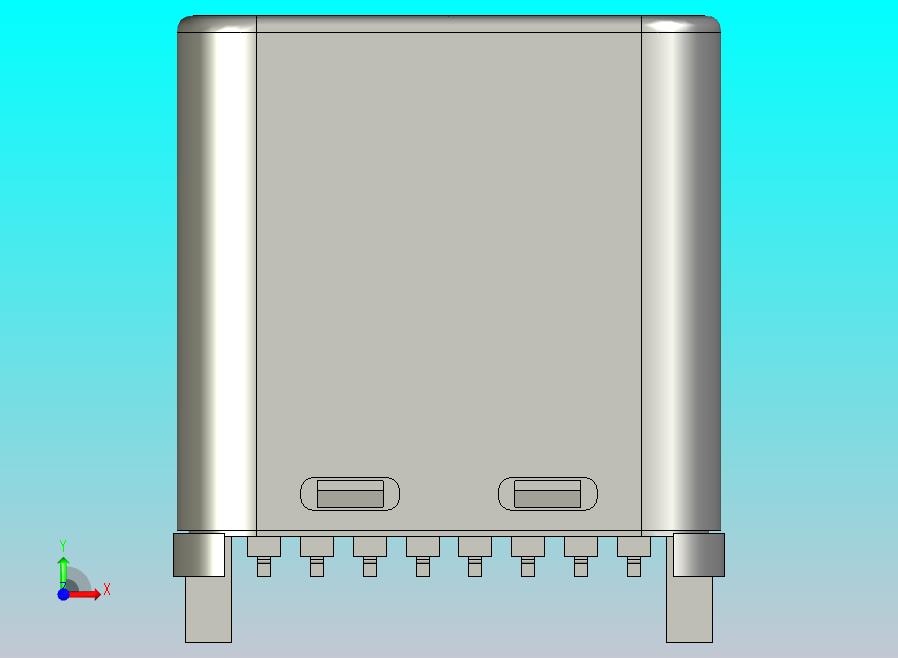 TYPEC 公头 矮座 贴片