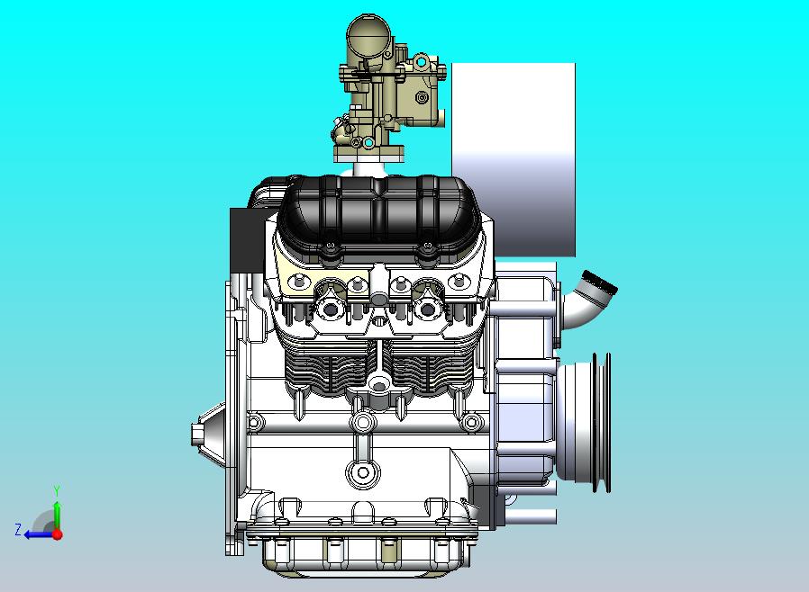 ZAZ 965发动机模型