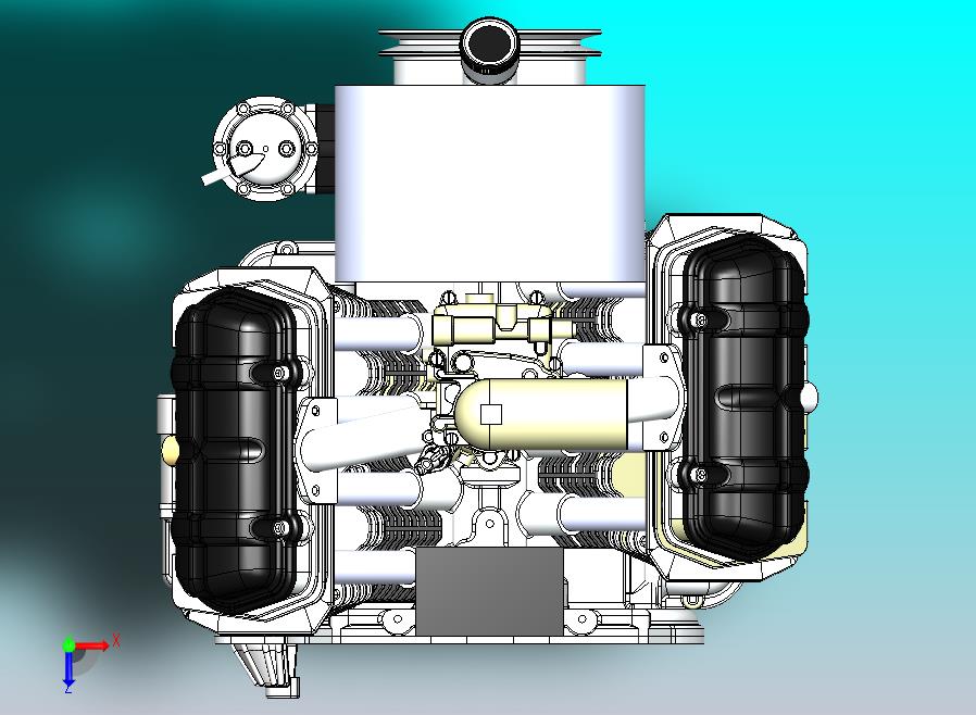 ZAZ 965发动机模型