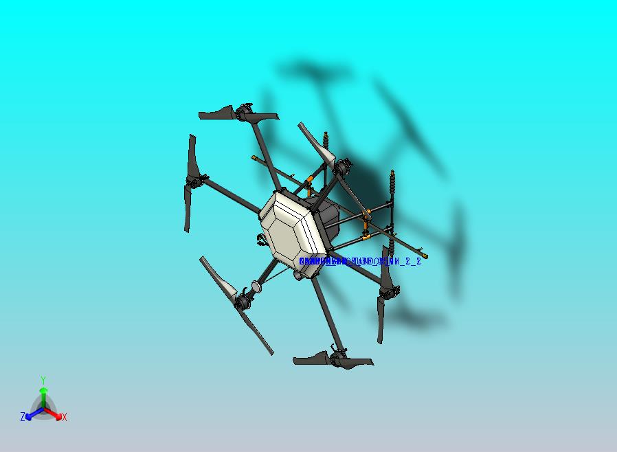 农业六旋翼无人机