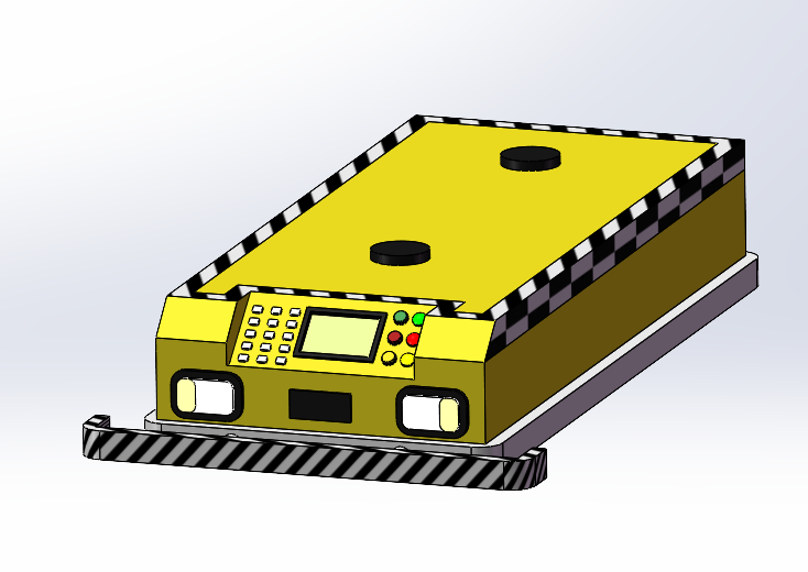 AGV叉车式智能运载机器2