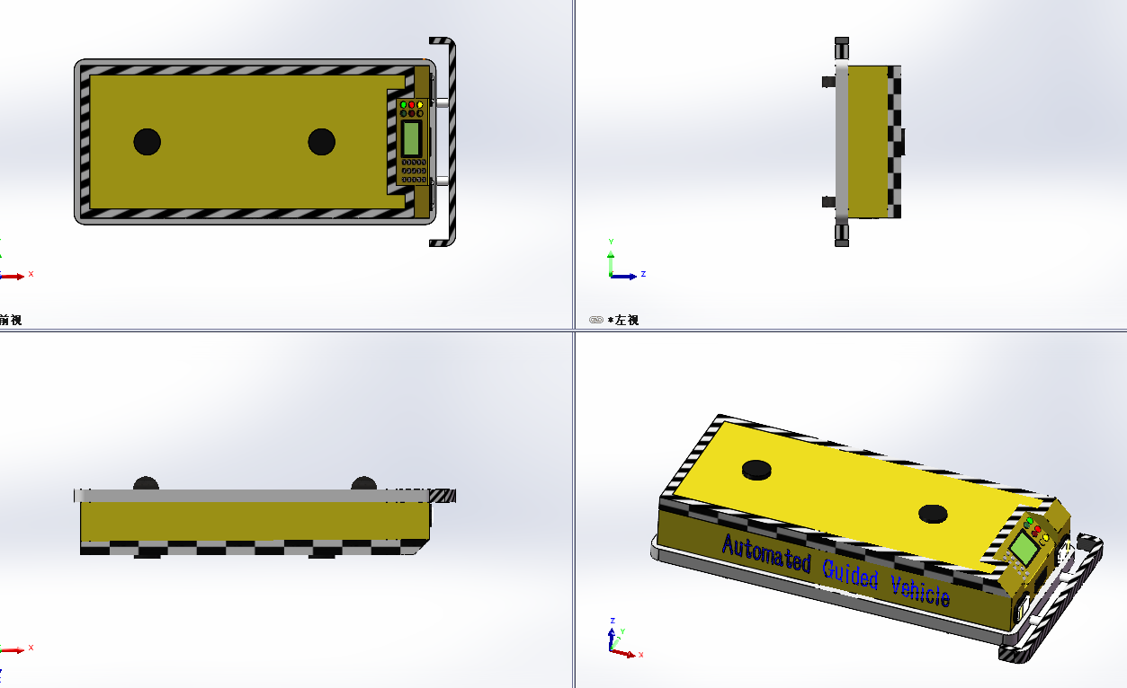 AGV叉车式智能运载机器2