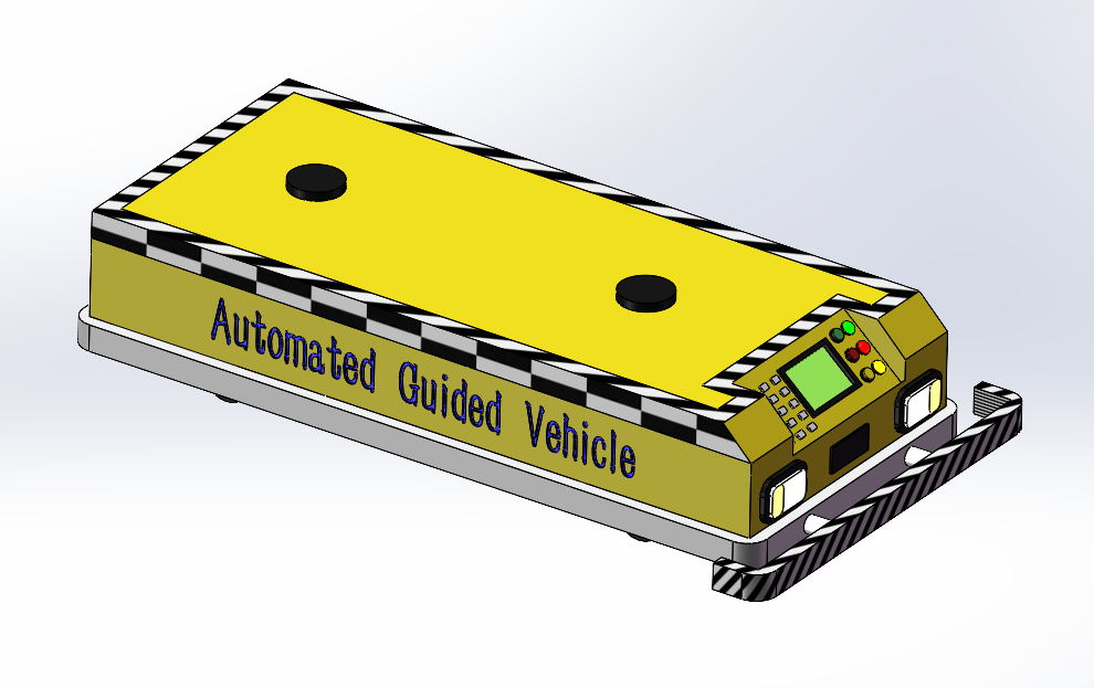 AGV叉车式智能运载机器2