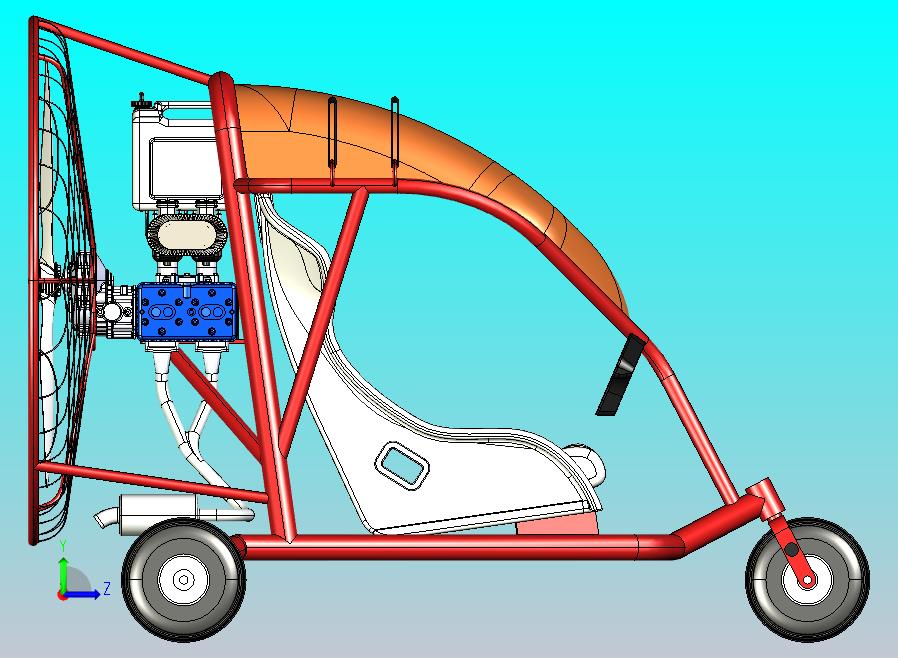 PARAMOTOR TROLLEY动力伞拖车