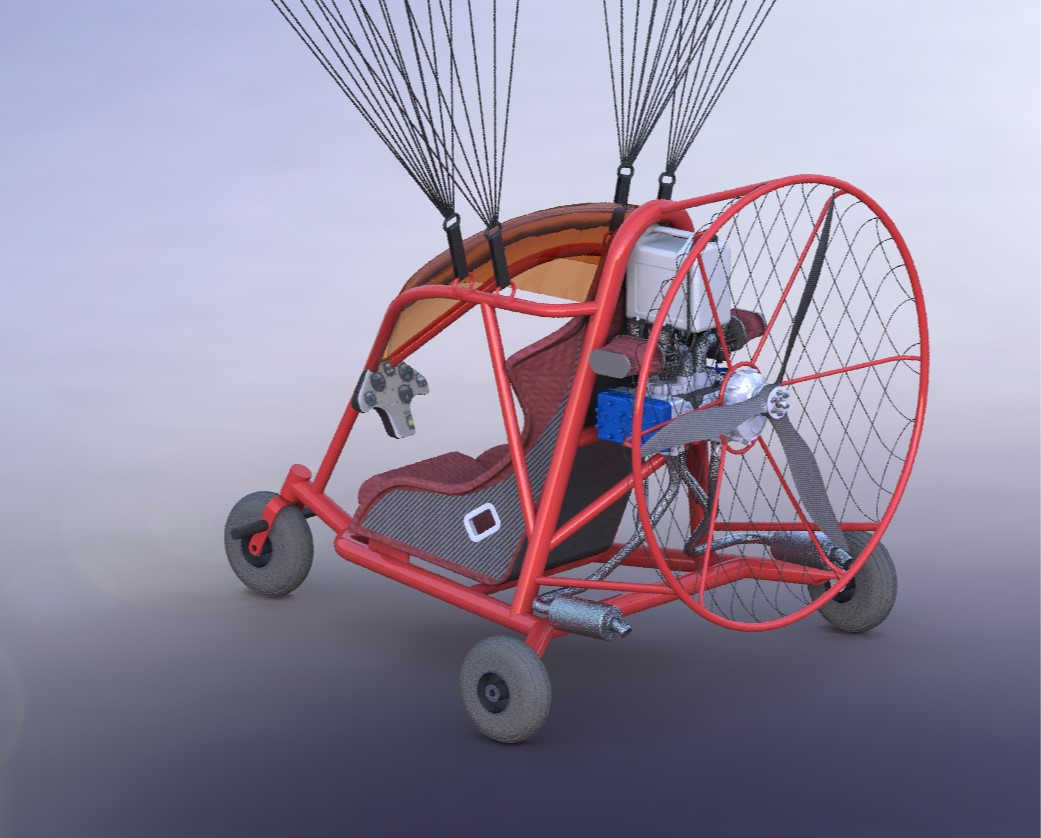PARAMOTOR TROLLEY动力伞拖车