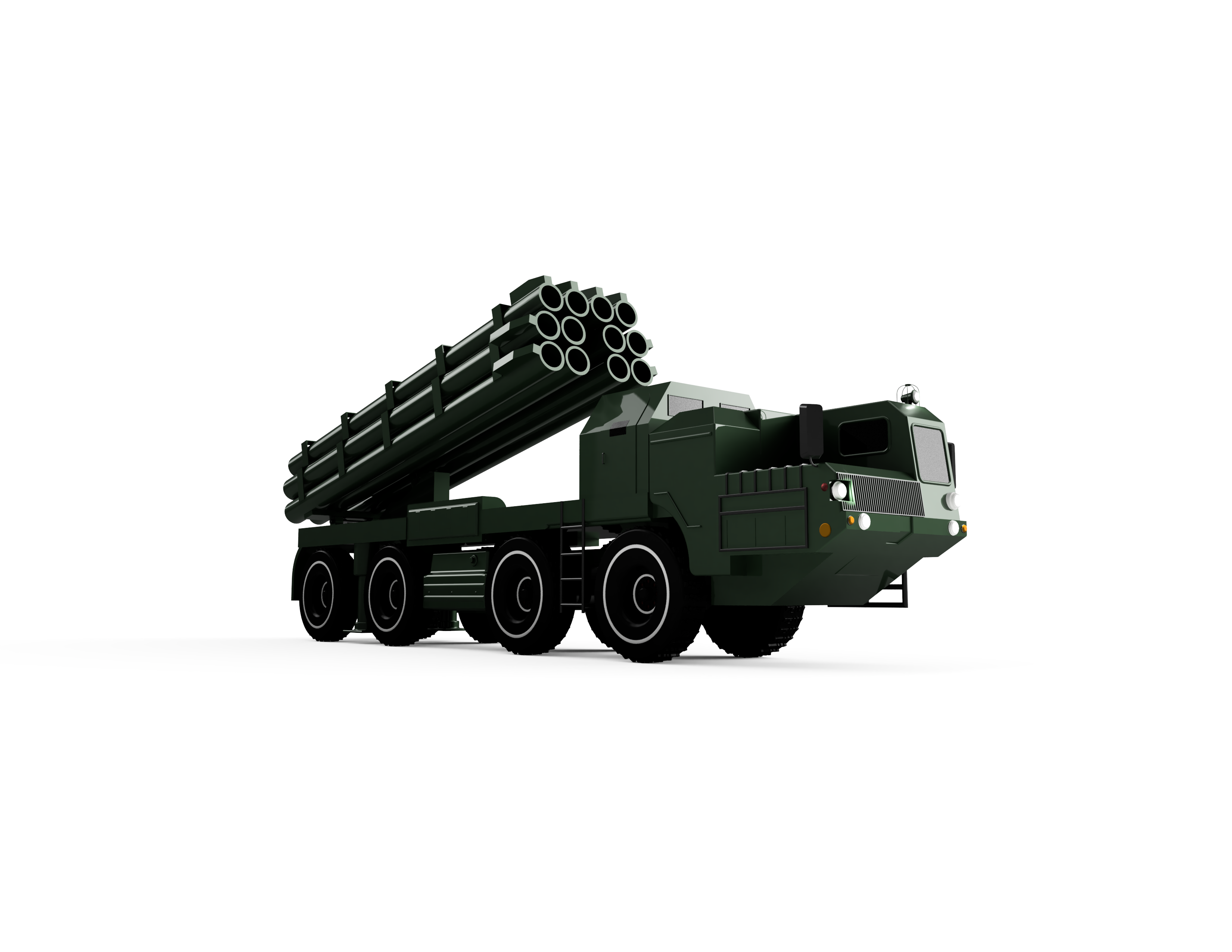BM-30龙卷风火箭炮模型