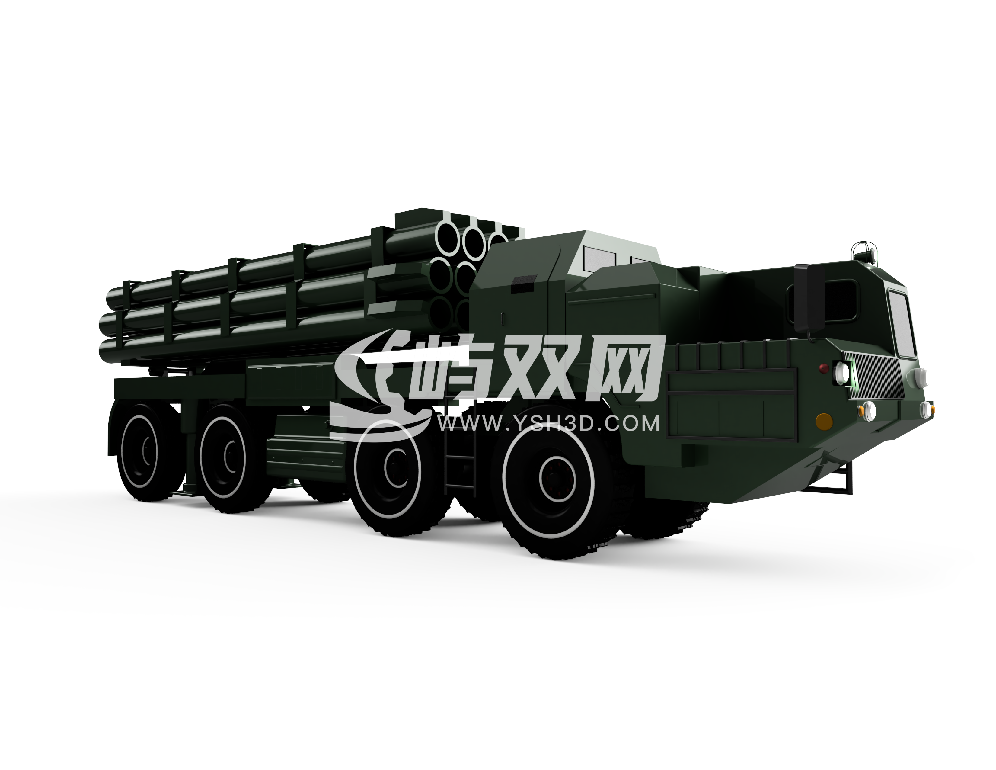 BM-30龙卷风火箭炮模型