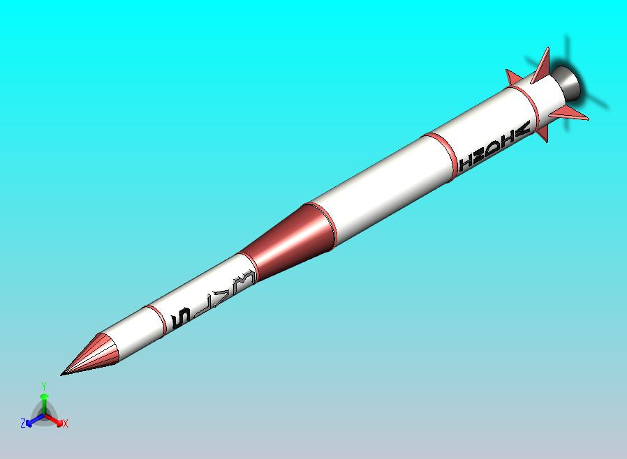 SLV-3卫星运载火箭3号造型
