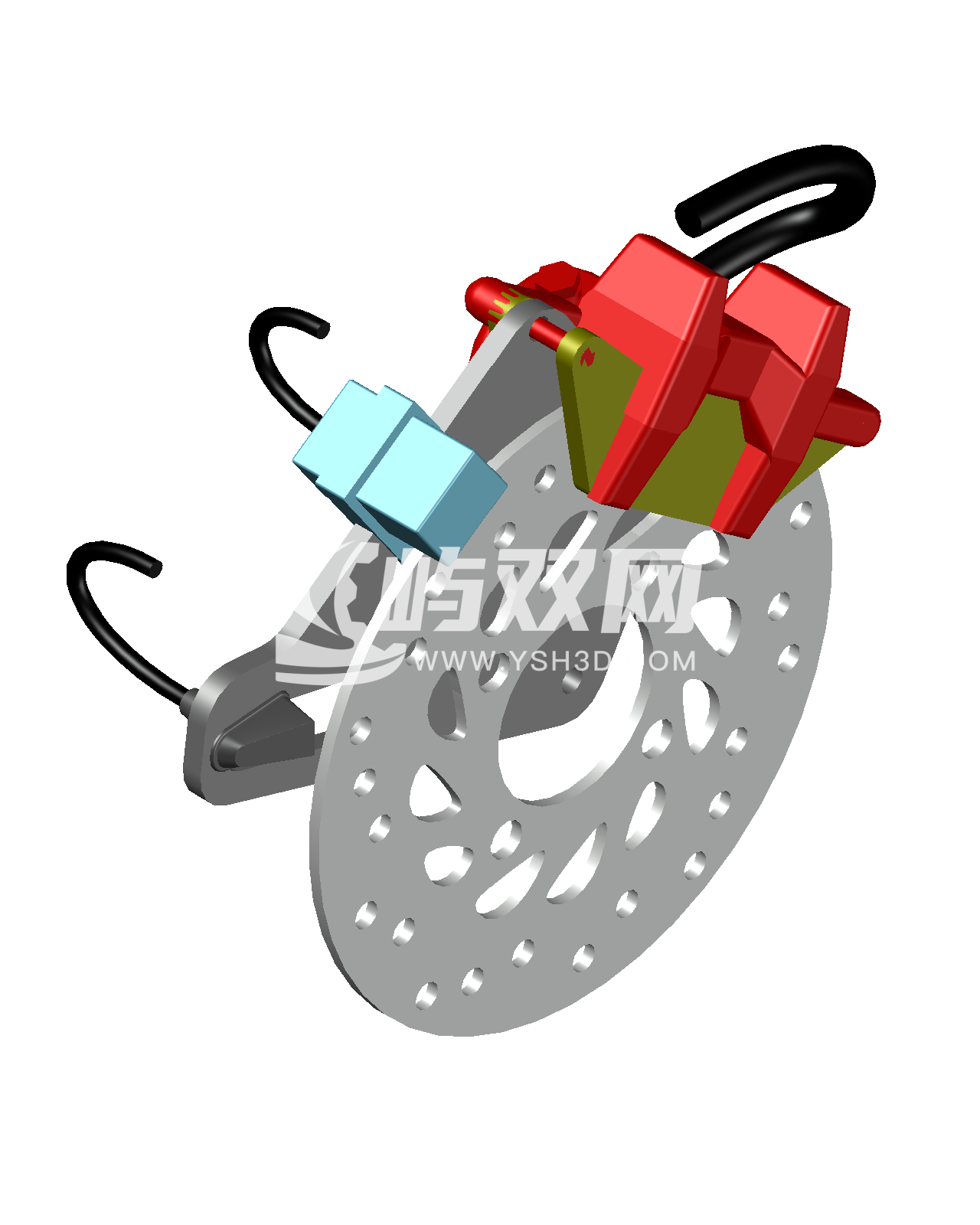 后盘式制动器，配备自动喷涂机和热传感器