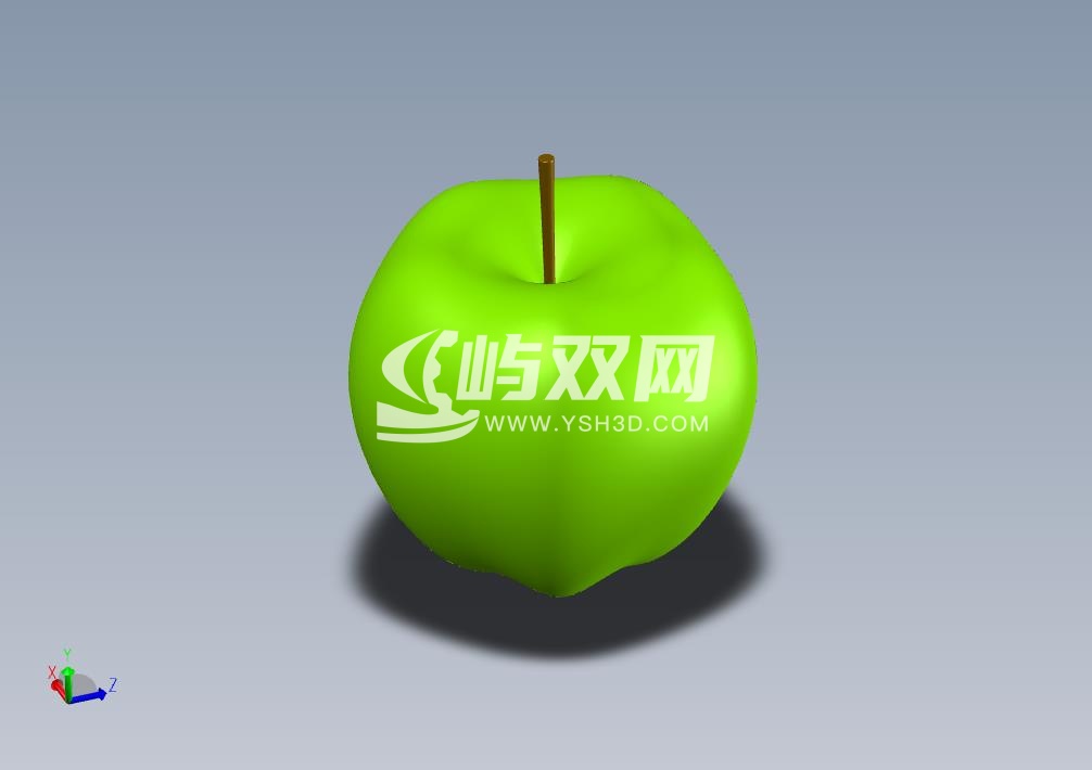 苹果3D模型