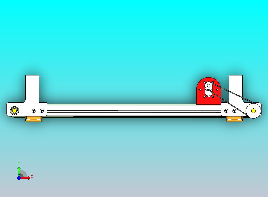 简单的输送带，约400x200mm