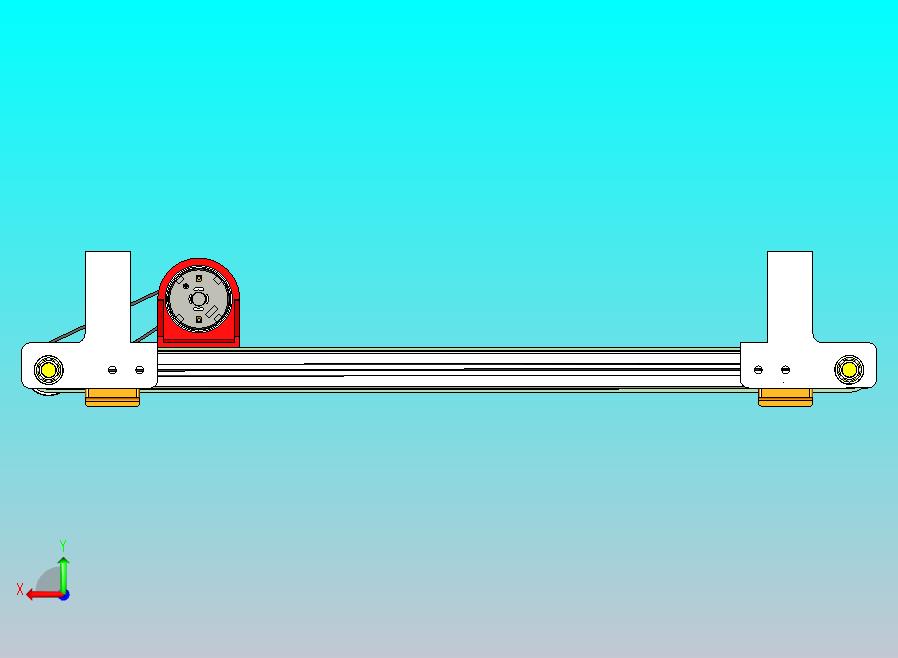 简单的输送带，约400x200mm