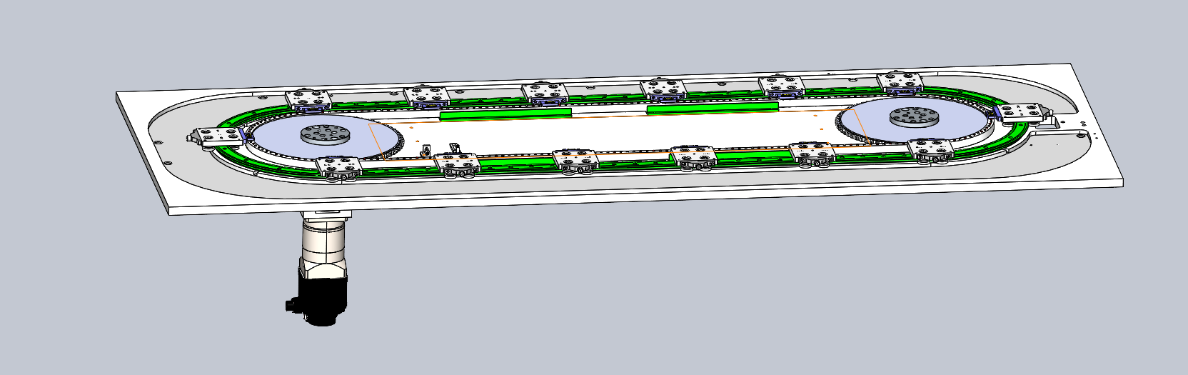 V44-612椭圆链条环形导轨（大板）