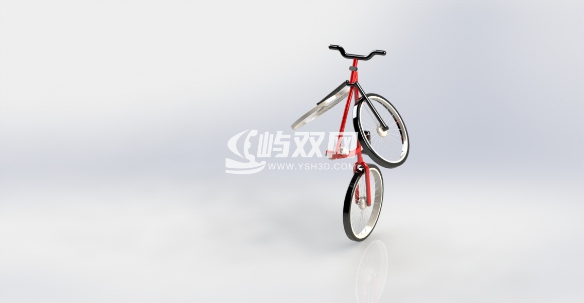 减震自行车