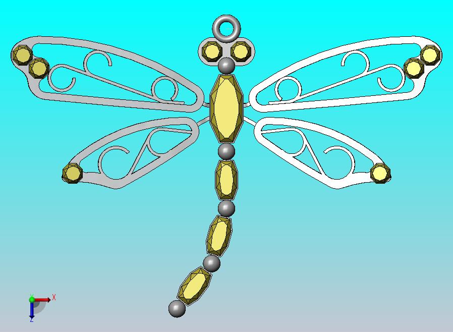 蜻蜓挂件