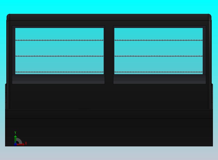 TDM-DZ-77-GE-B W展示柜