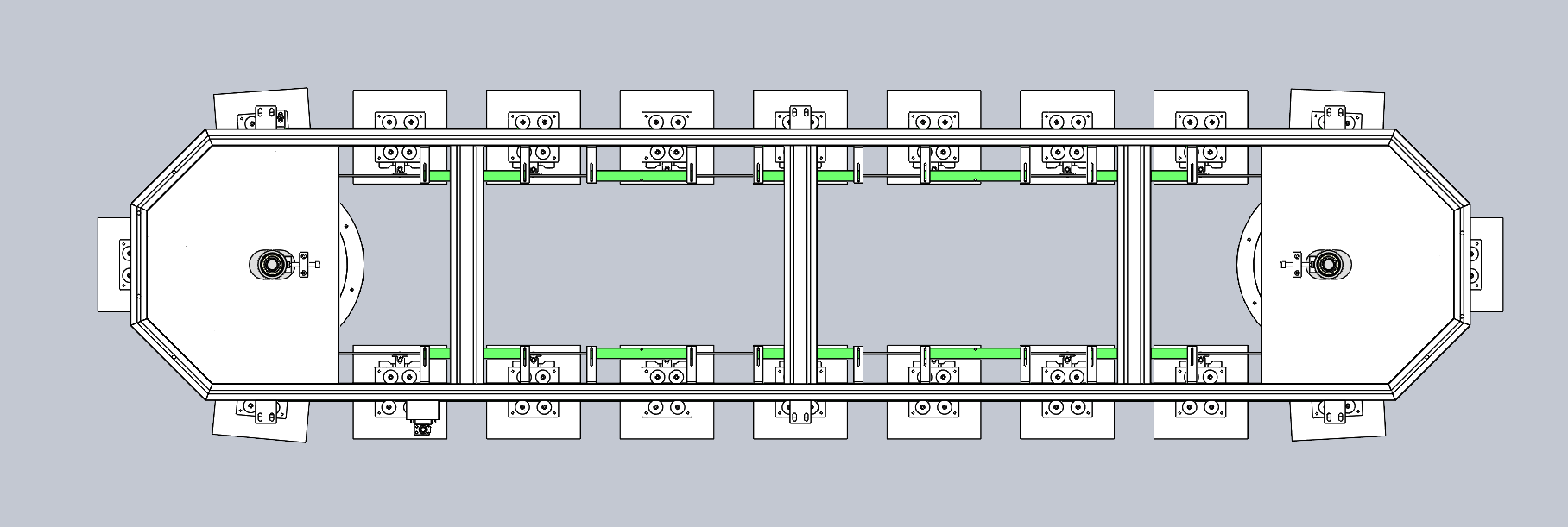 V44-612椭圆同步带环形导轨（型材）