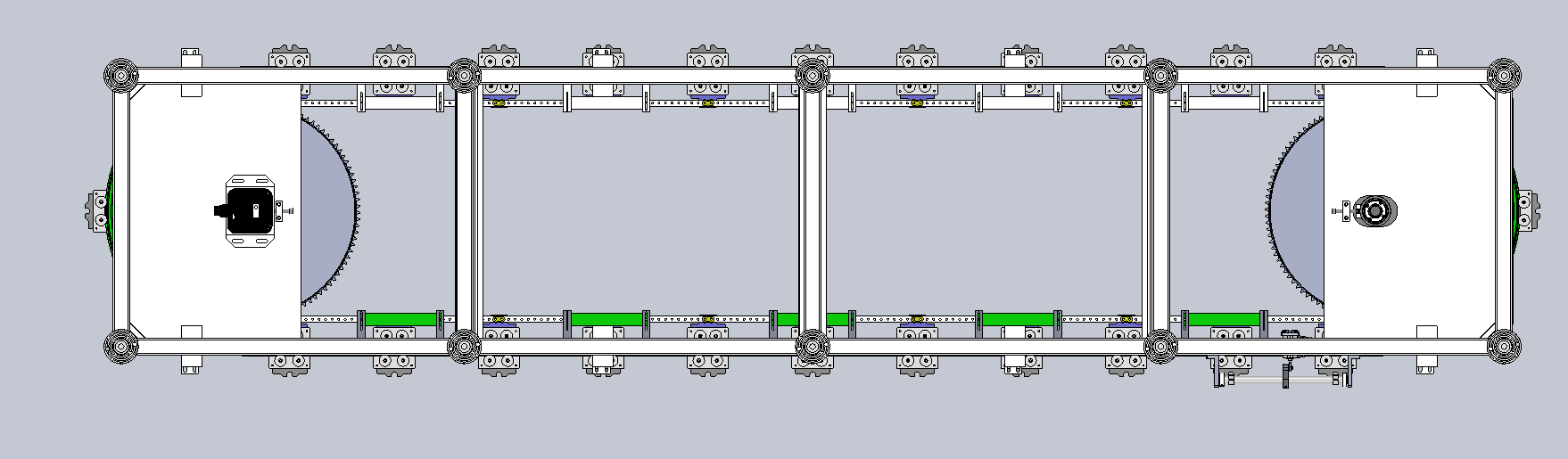 V44-800椭圆链条环形导轨（型材）