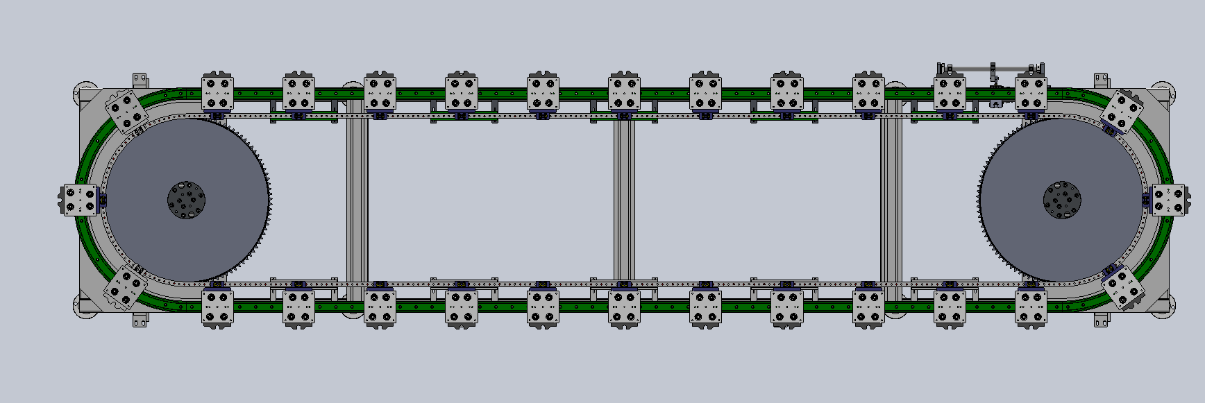 V44-800椭圆链条环形导轨（型材）