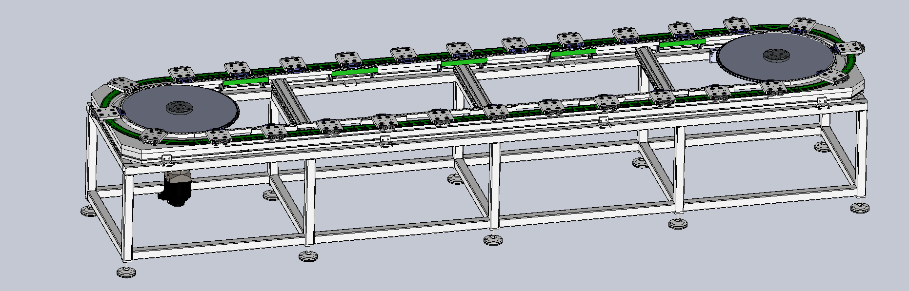 V44-800椭圆链条环形导轨（型材）