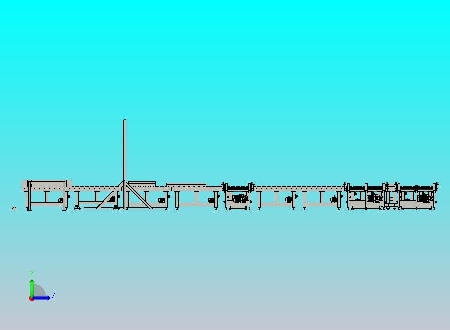 重型托盘滚筒传输码垛线