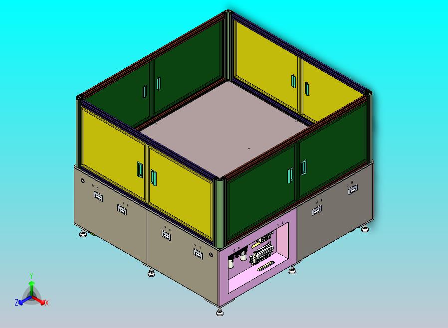 非标机架护罩模型