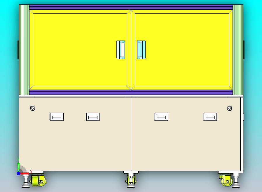 非标机架护罩模型