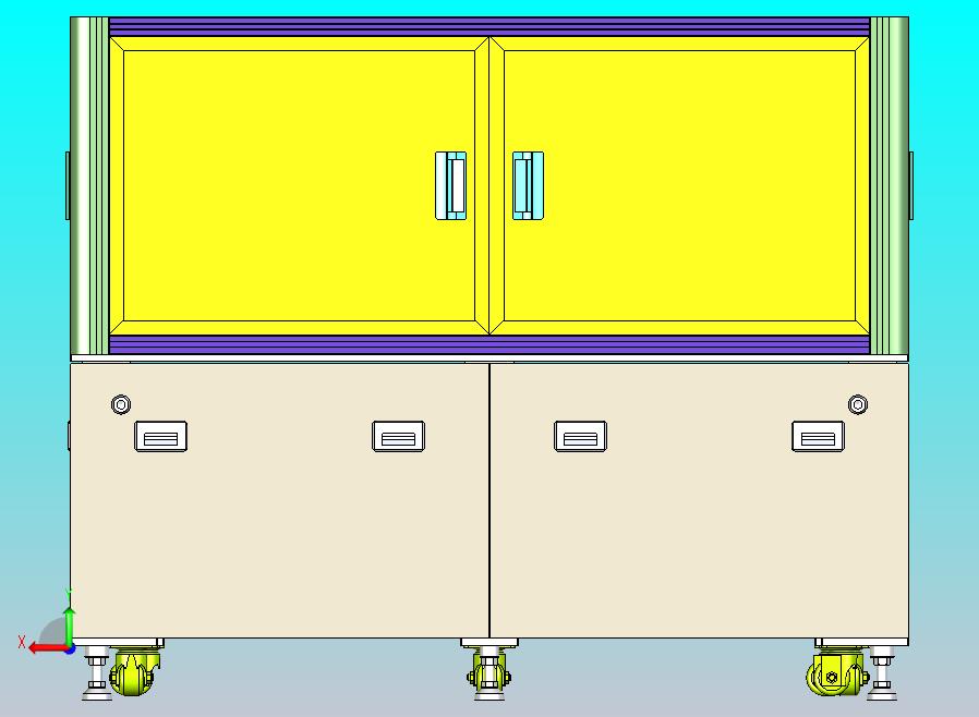 非标机架护罩模型