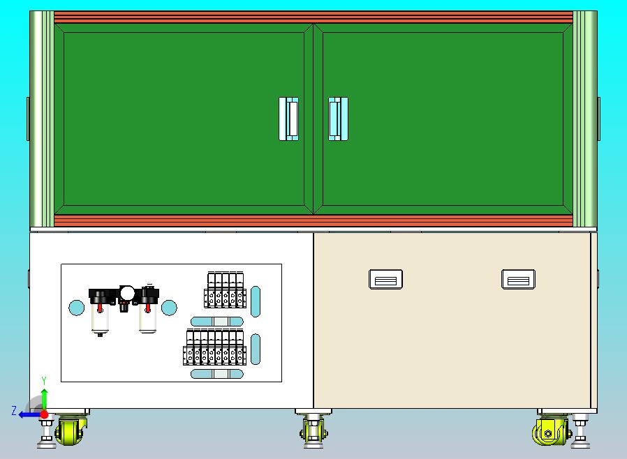 非标机架护罩模型