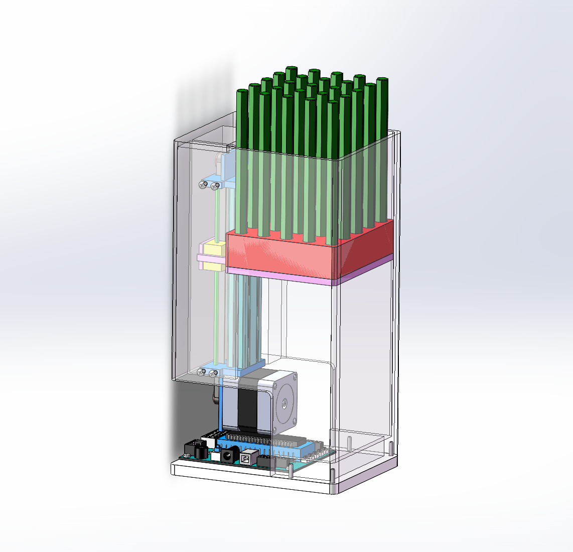 智能升降笔筒SW