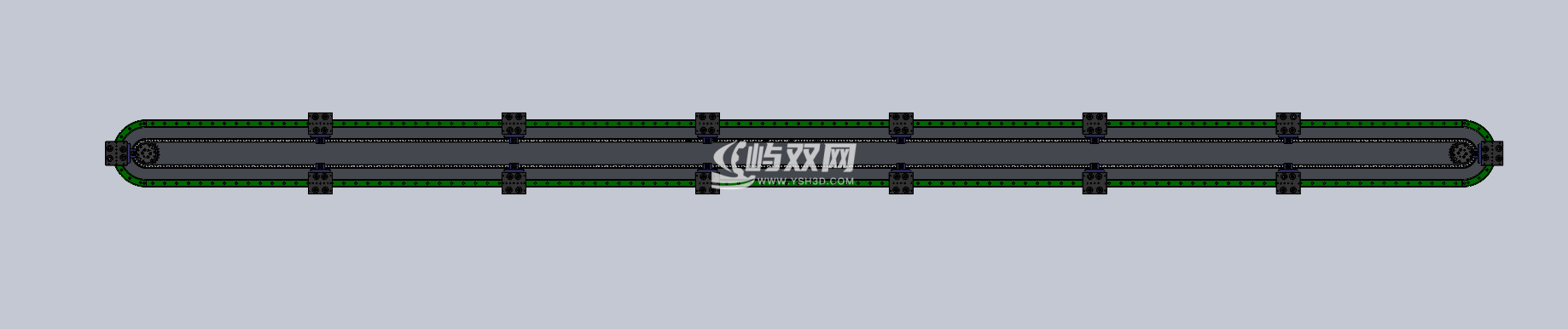 V50-400椭圆链条环形导轨（大板）