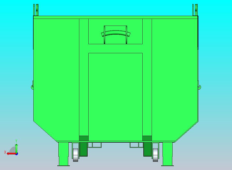 5立方米垃圾箱 重型 适用于侧卸式卡车