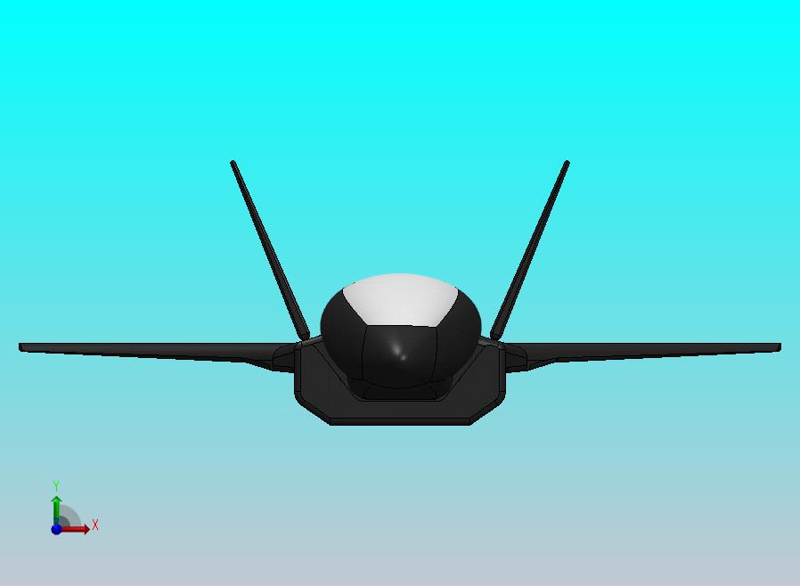 第五代军用战斗机全尺寸模型