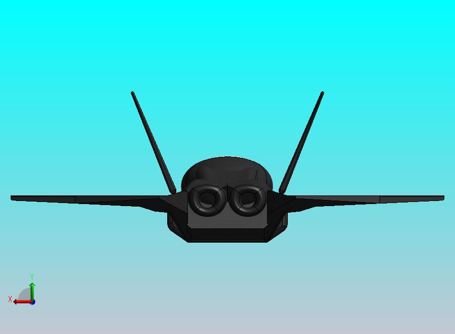 第五代军用战斗机全尺寸模型