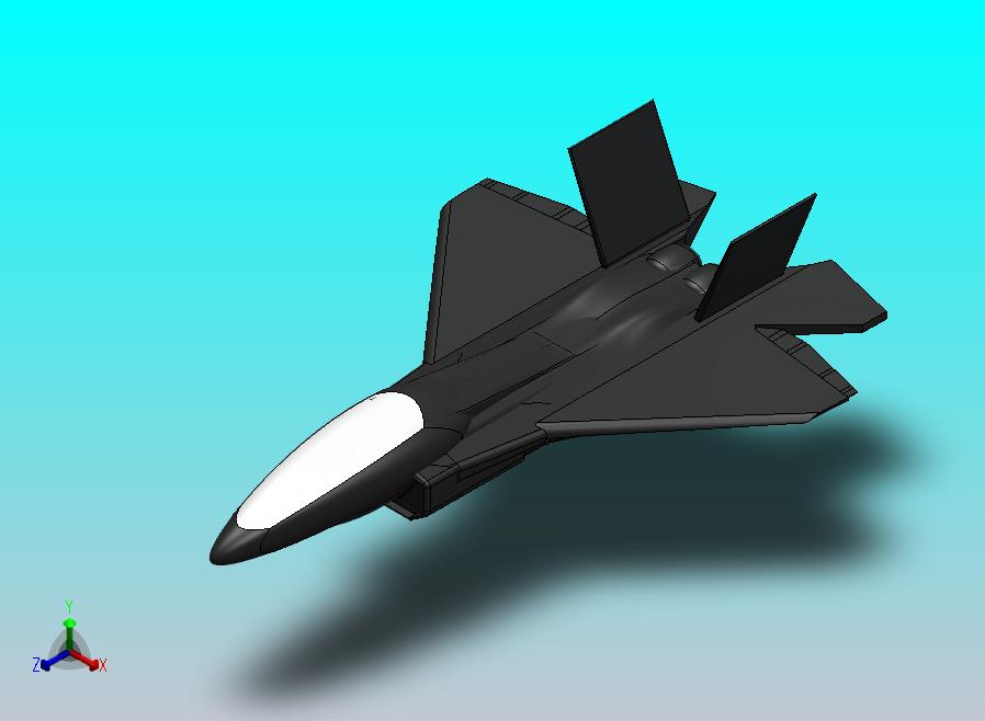 第五代军用战斗机全尺寸模型