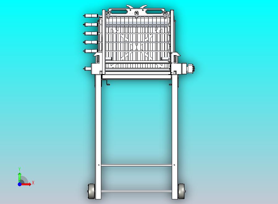 烧烤立式旋转炉