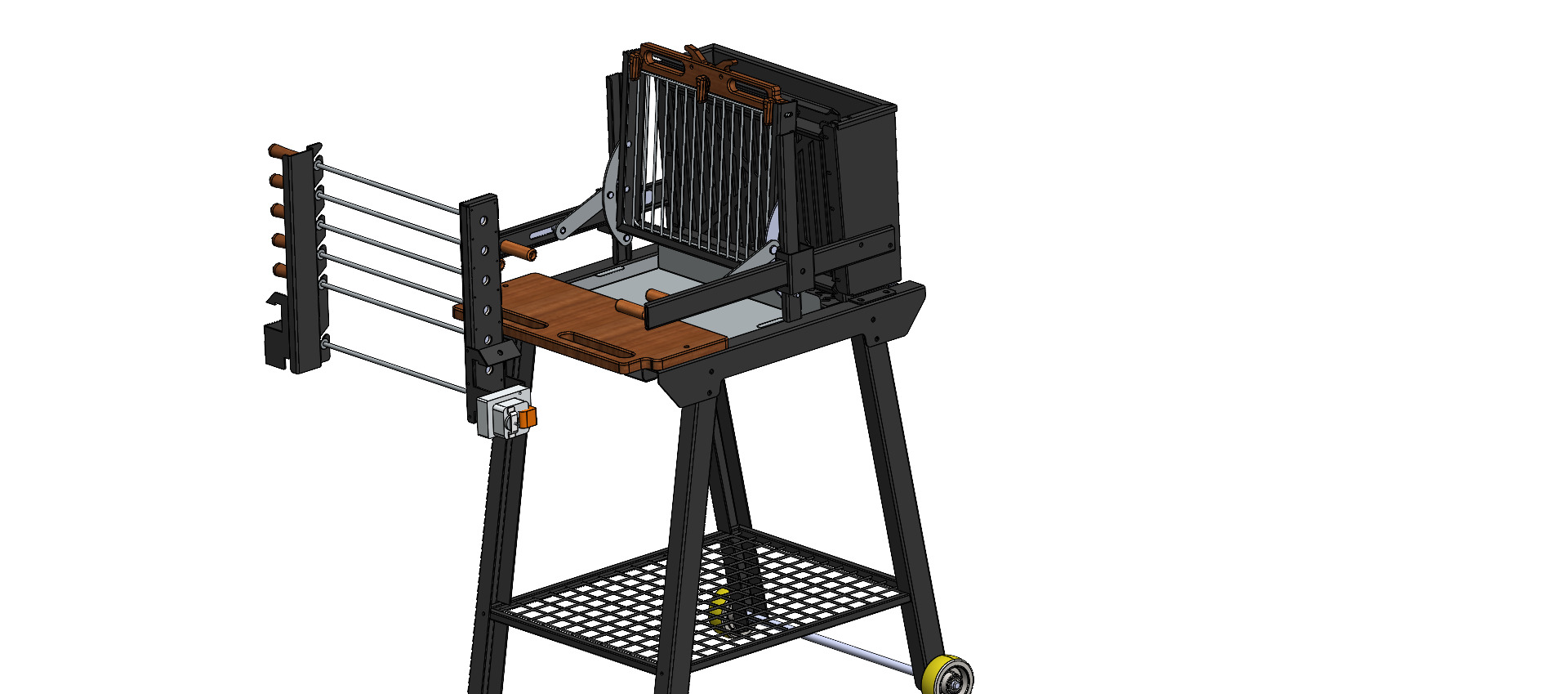 烧烤立式旋转炉