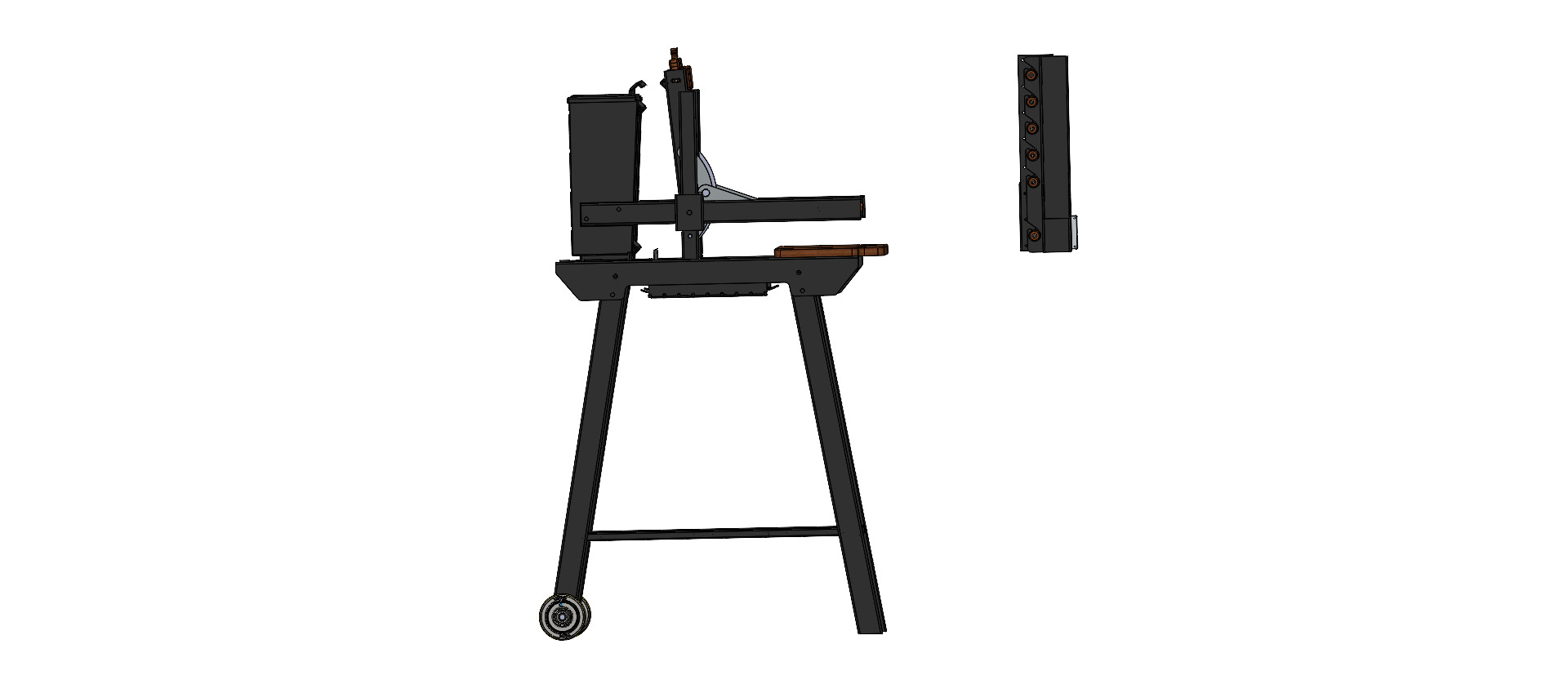 烧烤立式旋转炉