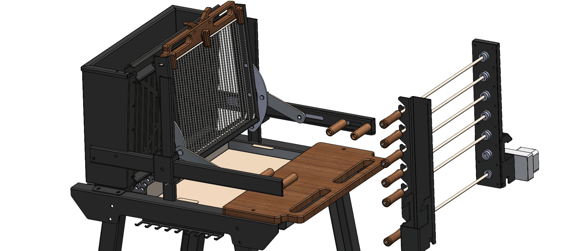 烧烤立式旋转炉