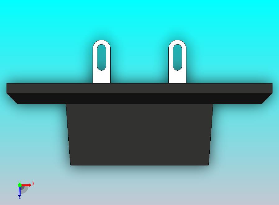 2个位置的连接器端子