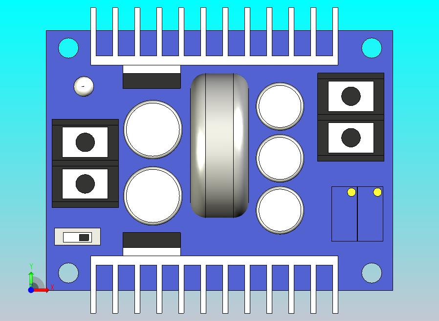 300W 20A DC-DC降压转换模块