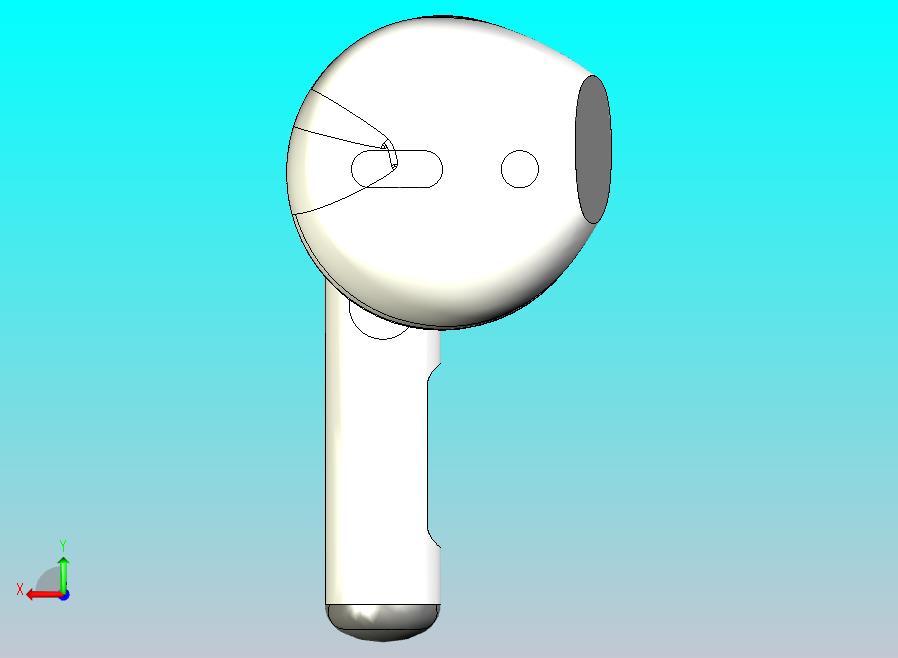 白色耳机