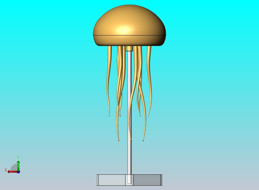 玩具。水母。