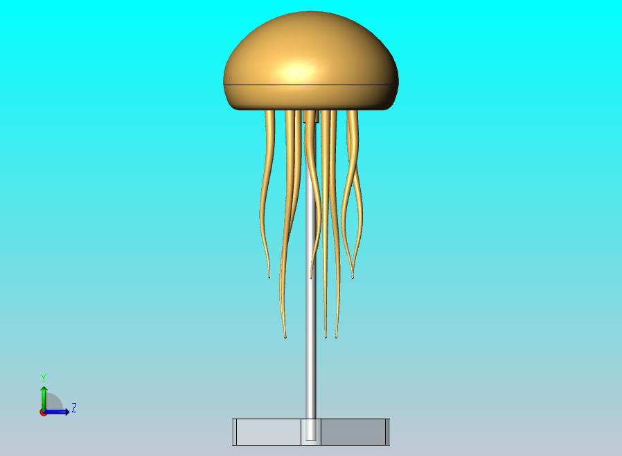 玩具。水母。